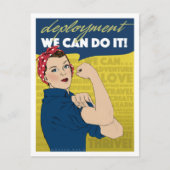 Carte postale Rosie the Riveter Deployment Goals (Devant)
