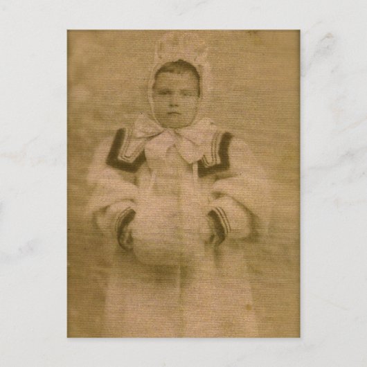 Carte Postale Rosie ZARFOS, prête à la neige, vers 1895 (Devant)