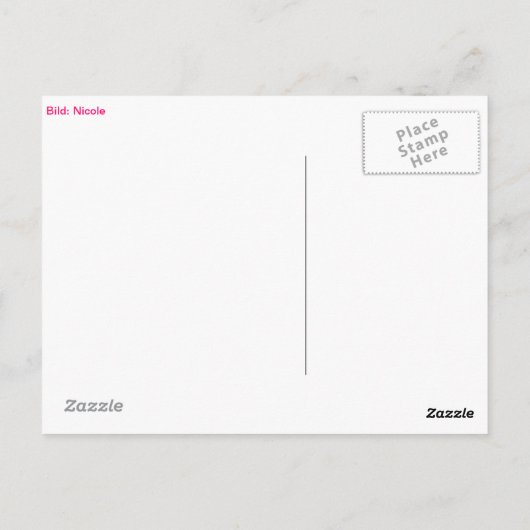 Carte Postale Rosier (Dos)