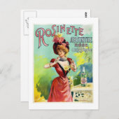 Carte Postale Rosinette Absinthe (Devant / Derrière)