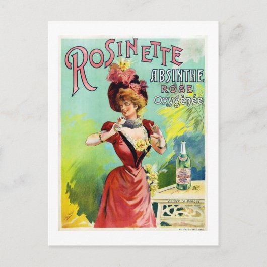 Carte Postale Rosinette Absinthe (Devant)