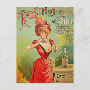 Carte Postale Rosinette Absinthe 1823