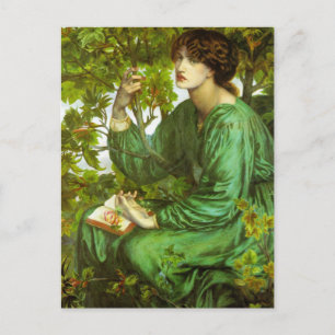 Carte postale Rossetti The Day Dream