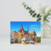 Carte Postale Rostock, Allemagne Historique Bâtiments Voir (Debout devant)