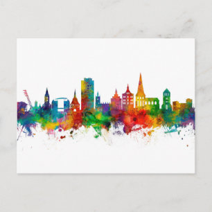 Carte Postale Rostock Allemagne Skyline
