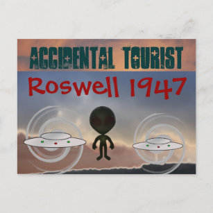 Carte Postale Roswell 1947 postcard