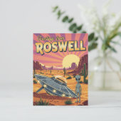 Carte Postale Roswell Alien du Mexique (Debout devant)