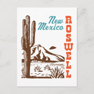 Carte Postale Roswell Nouveau-Mexique
