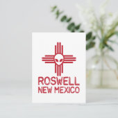 Carte Postale Roswell Nouveau-Mexique (Debout devant)