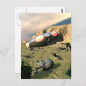Carte postale Roswell UFO Crash (Devant / Derrière)