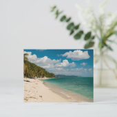 Carte Postale Rotan Beach Honduras Voyage Rétro (Debout devant)