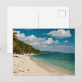 Carte Postale Rotan Beach Honduras Voyage Rétro (Devant / Derrière)