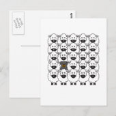 Carte Postale Rotation dans le mouton (Devant / Derrière)