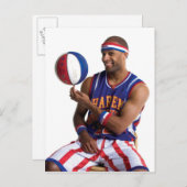 Carte Postale Rotation de boule de temps de vol (Devant / Derrière)