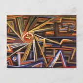 Carte Postale Rotation de rayonnement Abstrait Paul Klee (Devant)