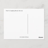 Carte Postale Roten Tor, Augsburg, Bavière, Allemagne (Dos)