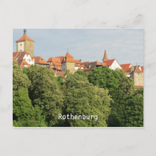 Carte Postale Rothenburg, Allemagne