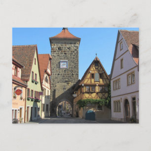 Carte Postale Rothenburg, Allemagne