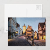 Carte Postale Rothenburg ob der Tauber (Devant / Derrière)