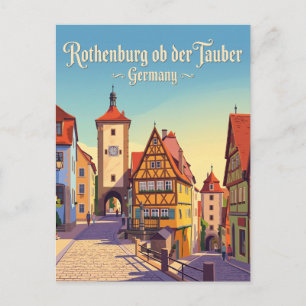 Carte Postale Rothenburg ob der Tauber Allemagne