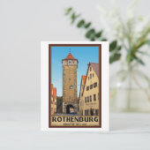 Carte Postale Rothenburg od Tauber - Rödertor (Debout devant)