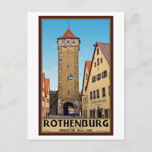 Carte Postale Rothenburg od Tauber - Rödertor