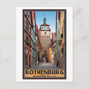 Carte Postale Rothenburg od Tauber - Weisserturm