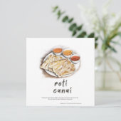 Carte postale Roti Canai Malaysia (Debout devant)