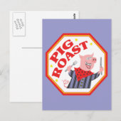 Carte Postale Rôti de porc (Devant / Derrière)