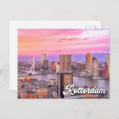 Carte Postale Rotterdam, Pays-Bas (Devant / Derrière)