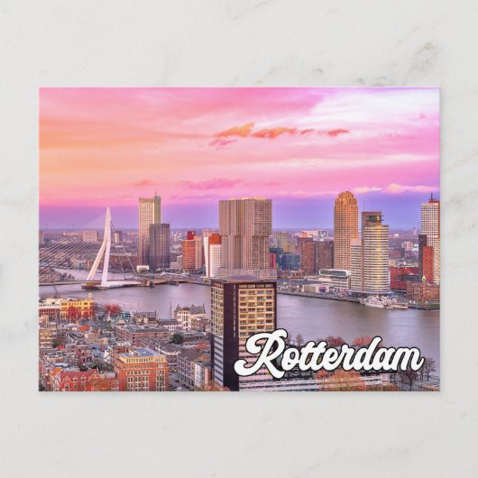 Carte Postale Rotterdam, Pays-Bas (Devant)