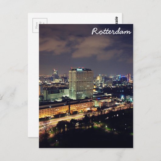 Carte Postale Rotterdam, Pays-Bas (Devant / Derrière)