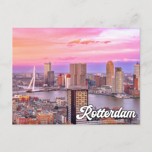 Carte Postale Rotterdam, Pays-Bas (Devant)