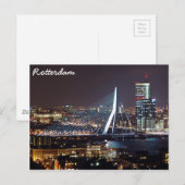 Carte Postale Rotterdam, Pays-Bas (Devant / Derrière)