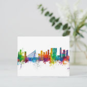 Carte Postale Rotterdam The Pays-Bas Skyline (Debout devant)