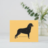 Carte Postale Rottweiler (Debout devant)
