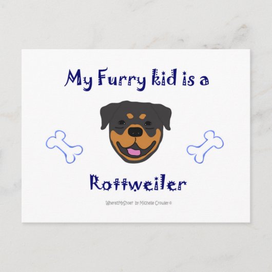 Carte Postale Rottweiler (Devant)