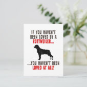 Carte Postale Rottweiler (Debout devant)