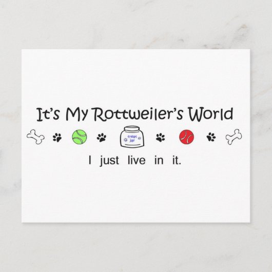 Carte Postale Rottweiler (Devant)