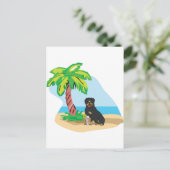 Carte Postale rottweiler (Debout devant)