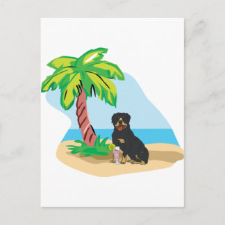 Carte Postale rottweiler