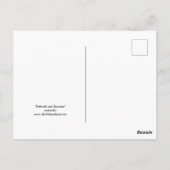 Carte postale Rottweiler and Snowman Dog Art (Dos)