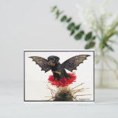 Carte postale Rottweiler Fairy Dog (Debout devant)