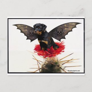 Carte postale Rottweiler Fairy Dog