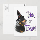 Carte Postale Rottweiler Trick (Devant / Derrière)