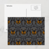 Carte Postale Rottweilers (Devant / Derrière)