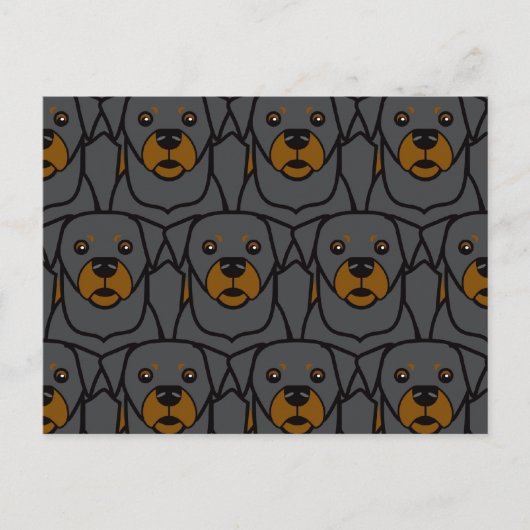 Carte Postale Rottweilers (Devant)