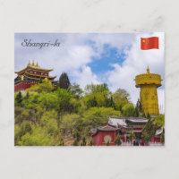 Roue à prières tibétaine géante à Shangri-la - Yun
