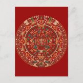 Carte Postale Roue calendrier maya / (aztèque) (Devant)