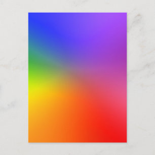 Carte Postale Roue chromatique : Couleurs abstraites